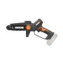 Worx Akku-Astsäge WG327E.9, Einhand-Säge für Äste bis 15 cm, ohne Akku.