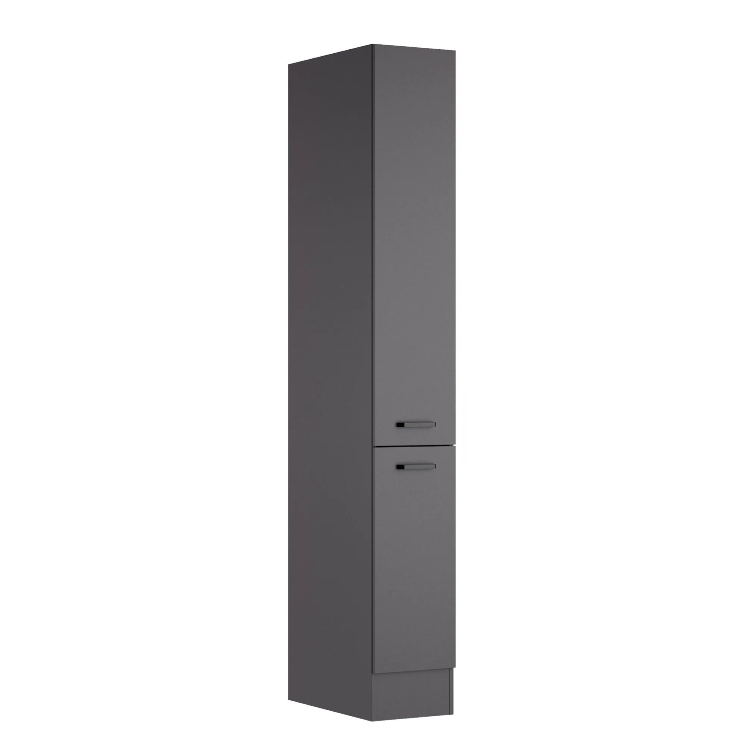 OPTIFIT Apothekerschrank Kiel420, 30cm breit, Anthrazit Matt, für Hauswirtschaftsraum.