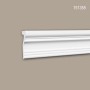 Weiße PROFHOME Wand- und Friesleiste, 32 m Set Zierleisten für Paneele.