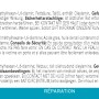 Etikett mit Gefahrenhinweisen und Inhaltsstoffen des Produkts.