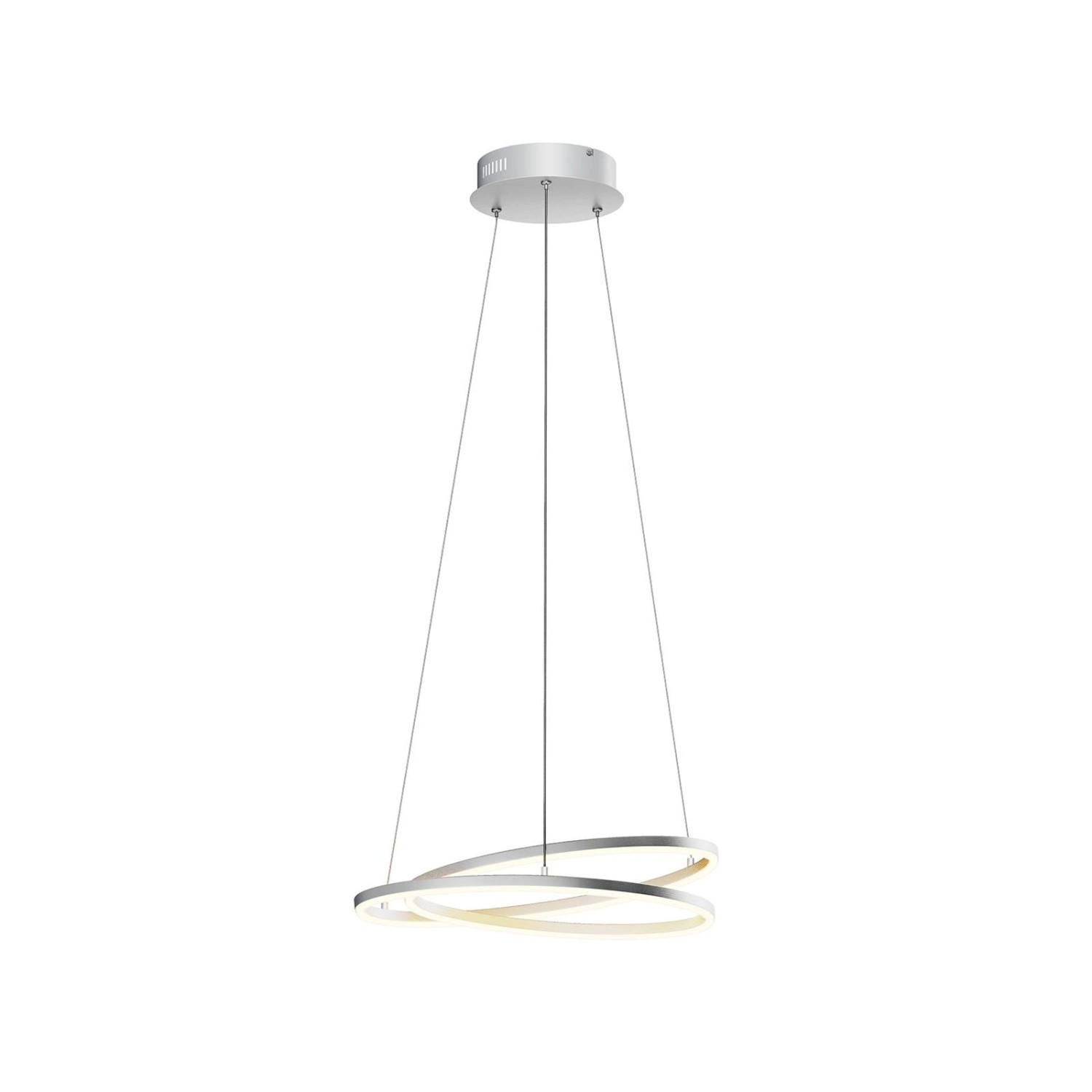Lindby LED Davian 9639137 Dimmbar Modern in Alu aus Aluminium 1-flammig Woh günstig online kaufen