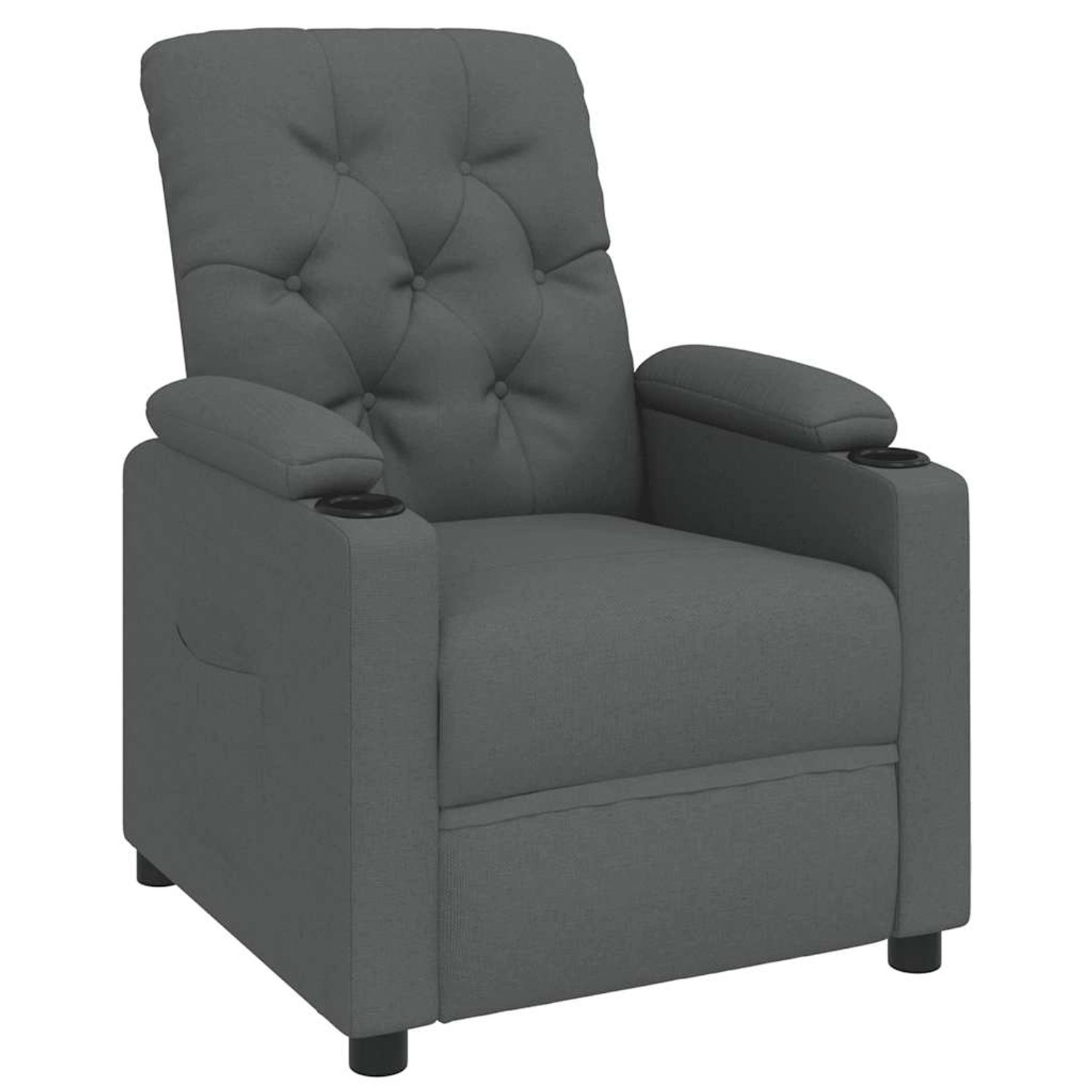 vidaXL Relaxsessel Stoff Dunkelgrau 352412 günstig online kaufen