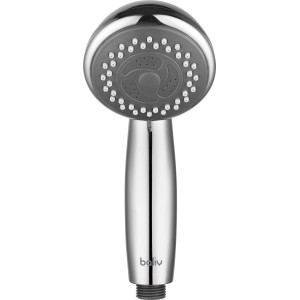 baliv Handbrause HBR-80.10, verchromt, mit 3 Strahlarten und Antikalk-Noppen.
