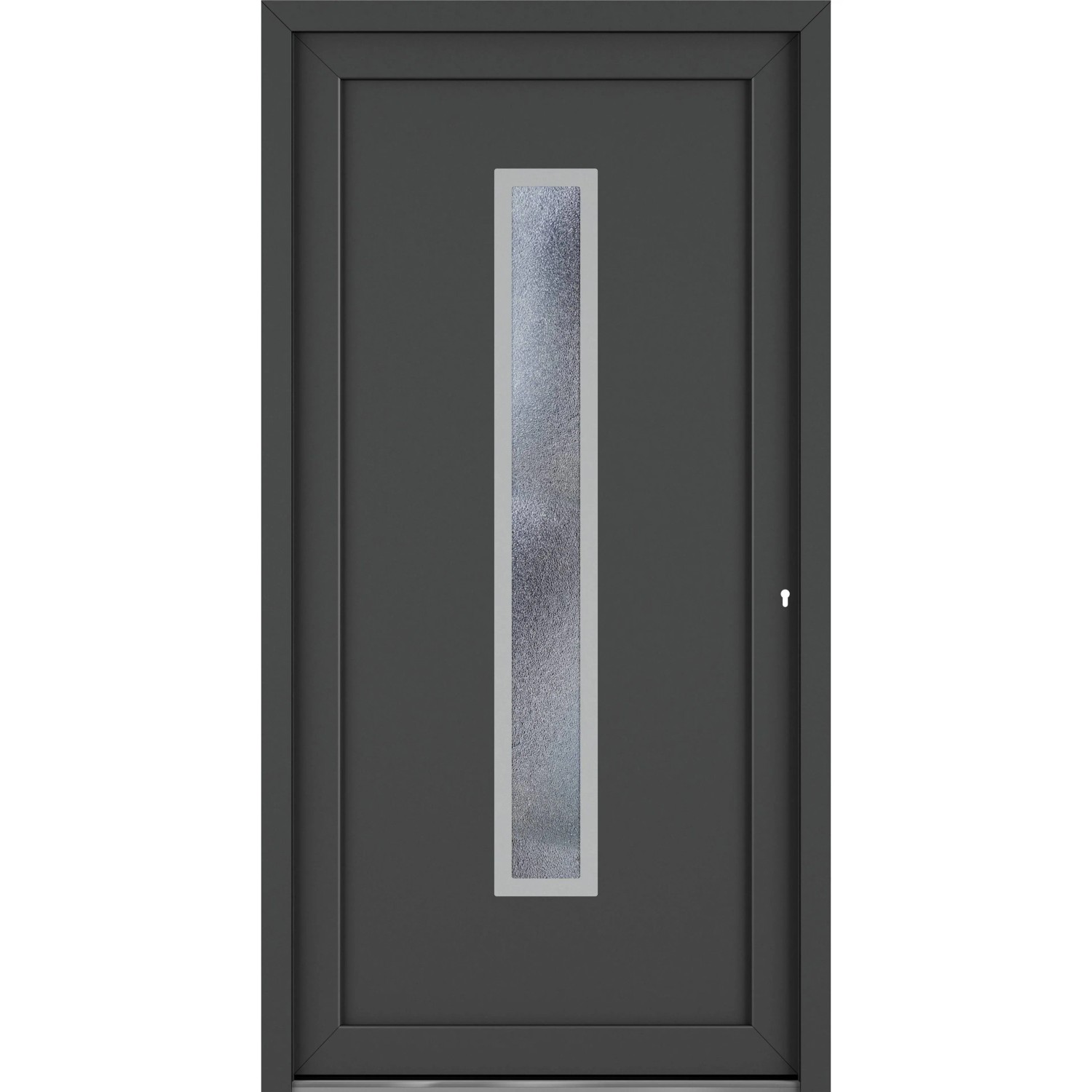 Roro Haustür OKE 1105 Kunststoff Weiß-Anthrazit 110 m x 210 cm DIN R