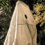 Siena Garden Schutzhülle Yobaya, hellgraue Abdeckung für Hängekörbe, Ø 115 x 203 cm.