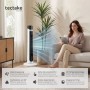 Tectake Turmventilator Arktis 90° Schwenkfunktion 3 Modi und 3 Geschwindigkeitsstufen  32 x 32 x 93 cm Weiß_2