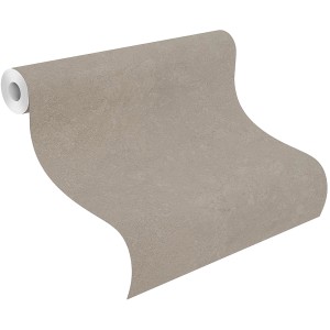 Rasch Vliestapete Factory V Uni Hellbraun, Rolle. Dekorative Tapete im Industrial Look.