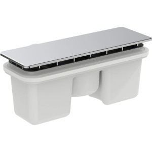 Ideal Standard Ablaufgarnitur Ultra Flat New, Chrom-Abdeckung für Duschwannen.