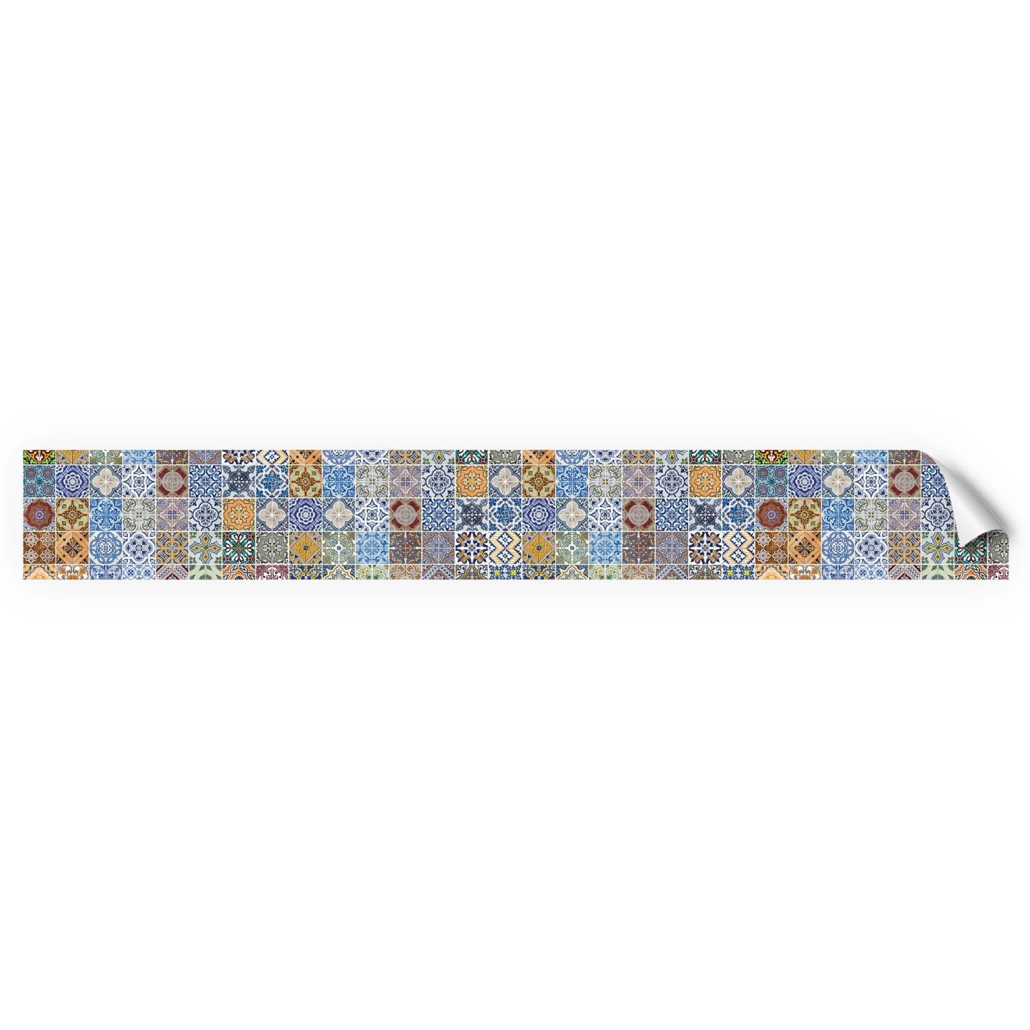 Myspotti Küchenrückwandfolie Pablo Fliese Selbstklebend 450 cm x 60 cm