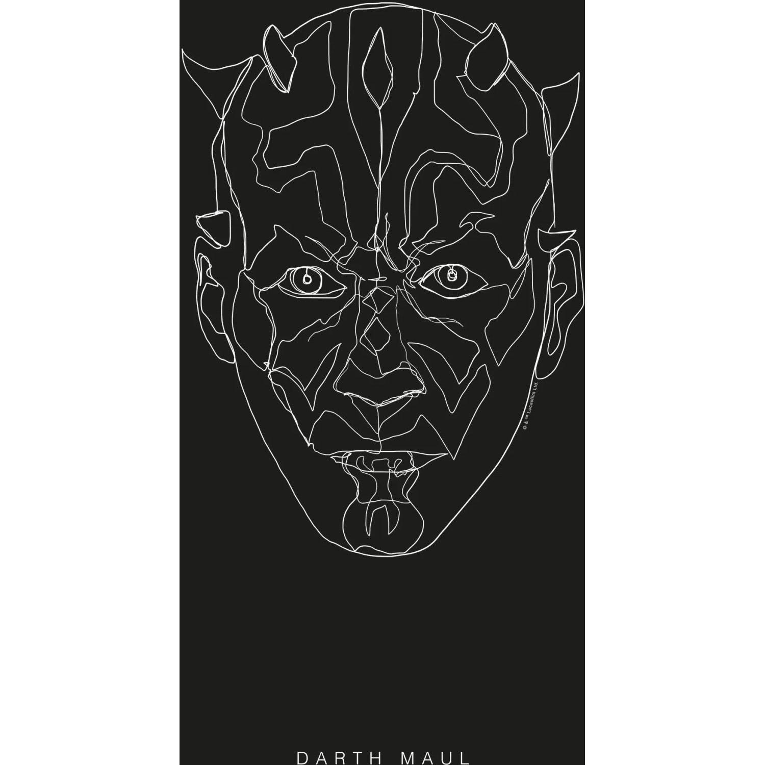 Komar Wandbild Star Wars Maul 40 x 50 cm