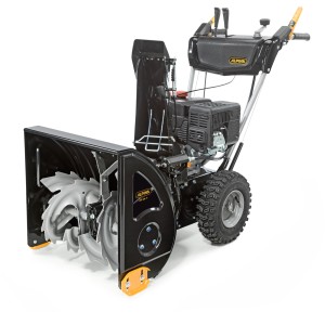 Alpina Benzin-Schneefräse AS 56 P mit 56 cm Räumbreite und gezahnter Frässchnecke.