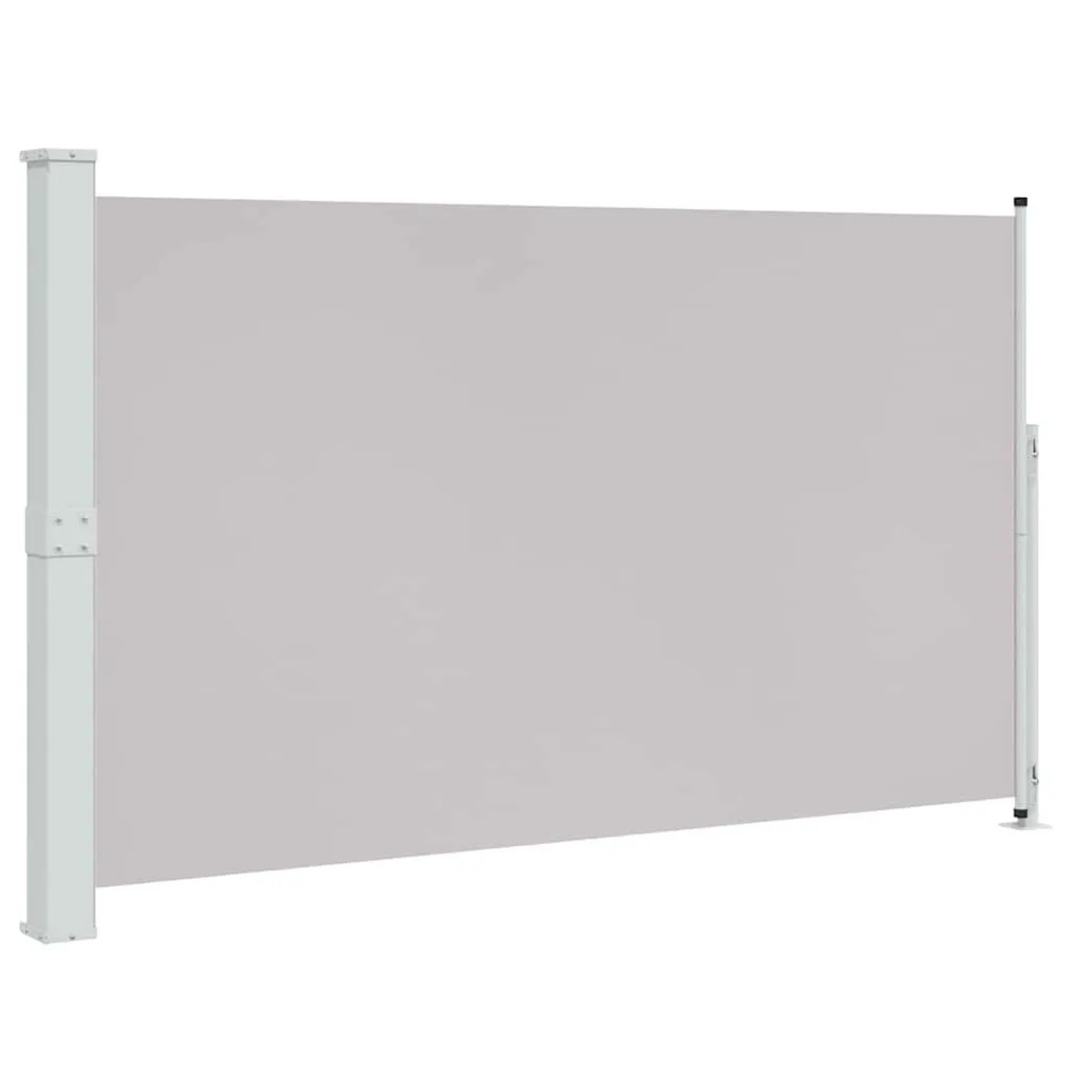 vidaXL Seitenmarkise Ausziehbar 180x300 cm Grau 313401