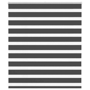 vidaXL Doppelrollo Schwarz 135x100 cm Stoffbreite 130,9 cm Polyester 4014216