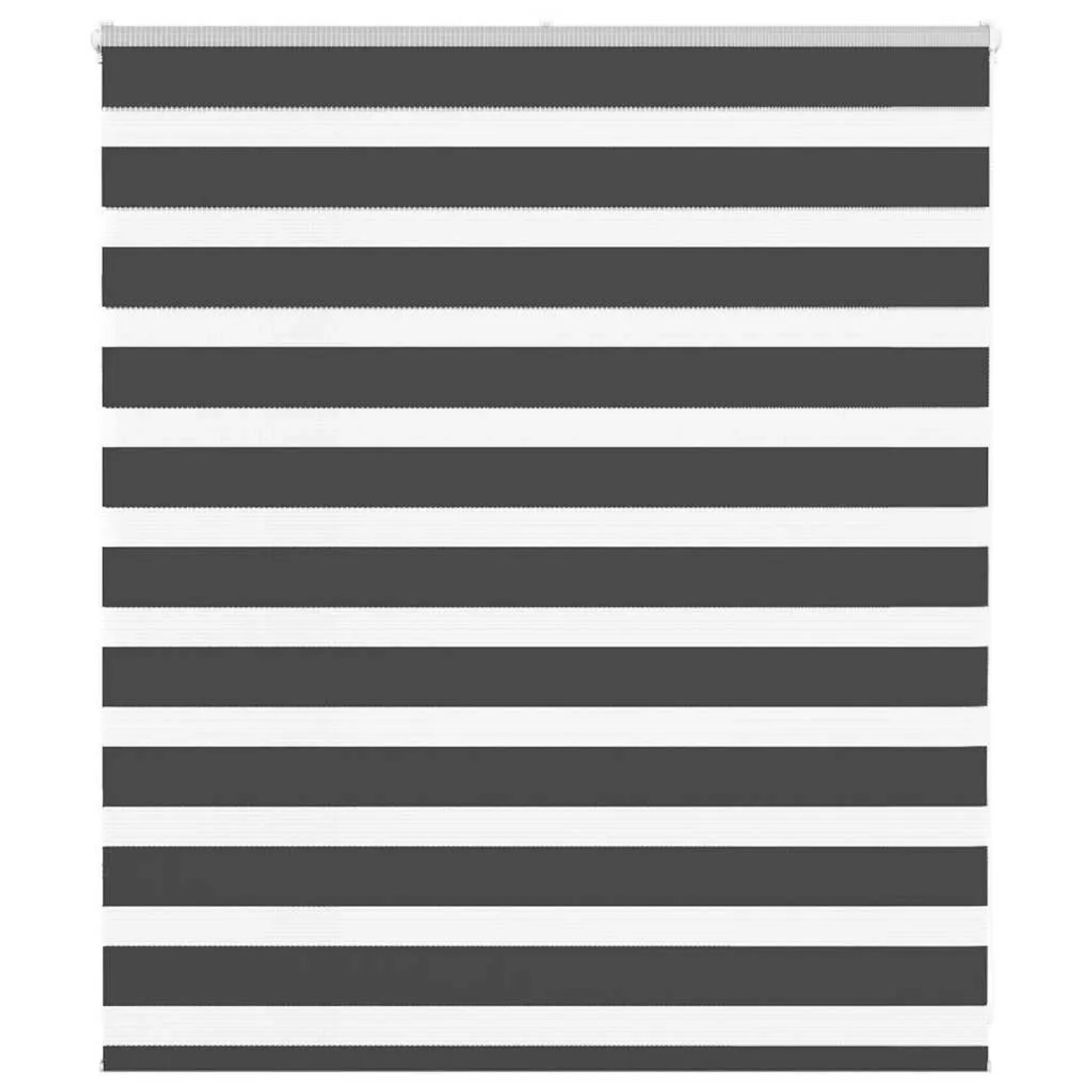 vidaXL Doppelrollo Schwarz 135x100 cm Stoffbreite 130,9 cm Polyester 4014216