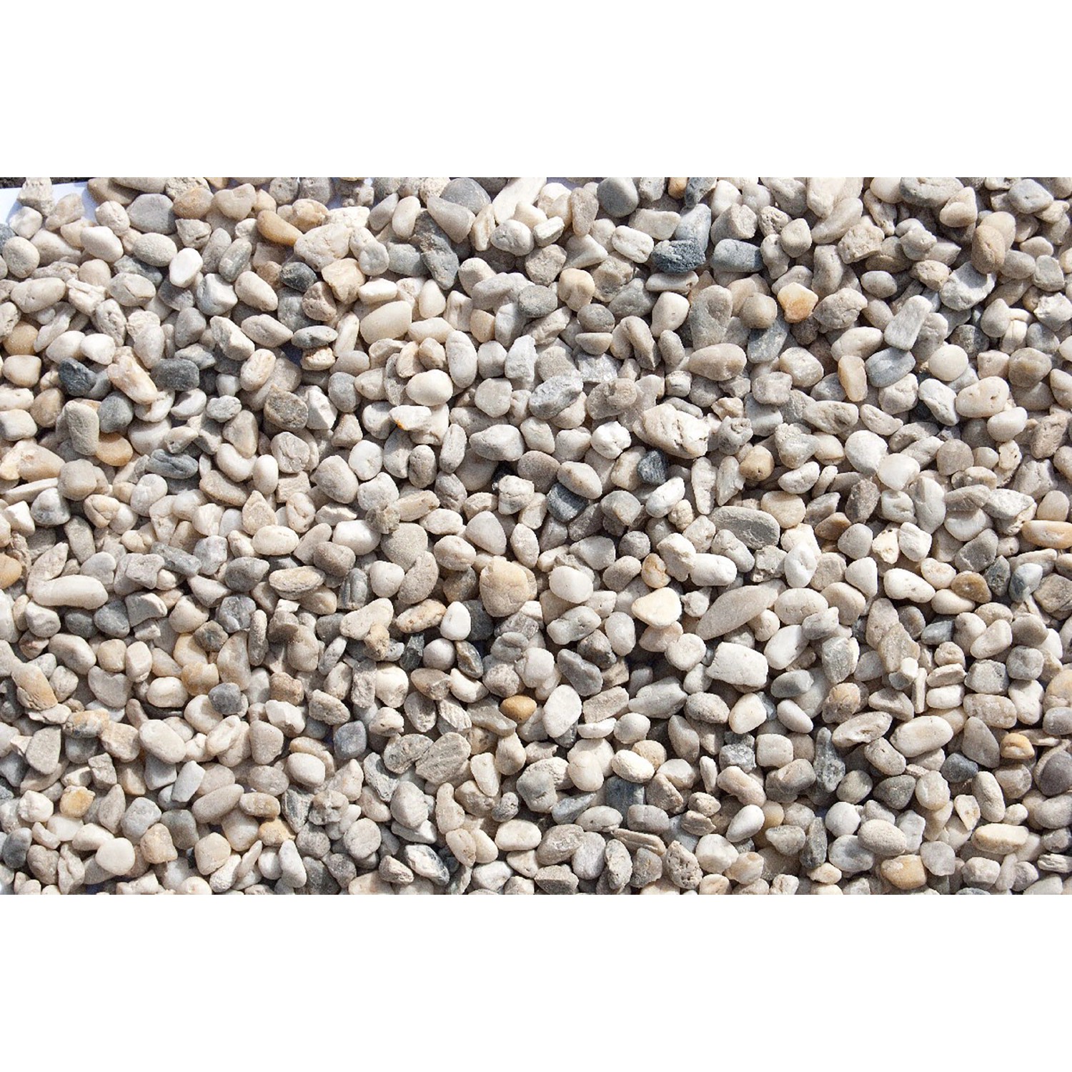 Quarzkiesel Weiß-Bunt 8 - 16 mm 1000 kg Big-Bag