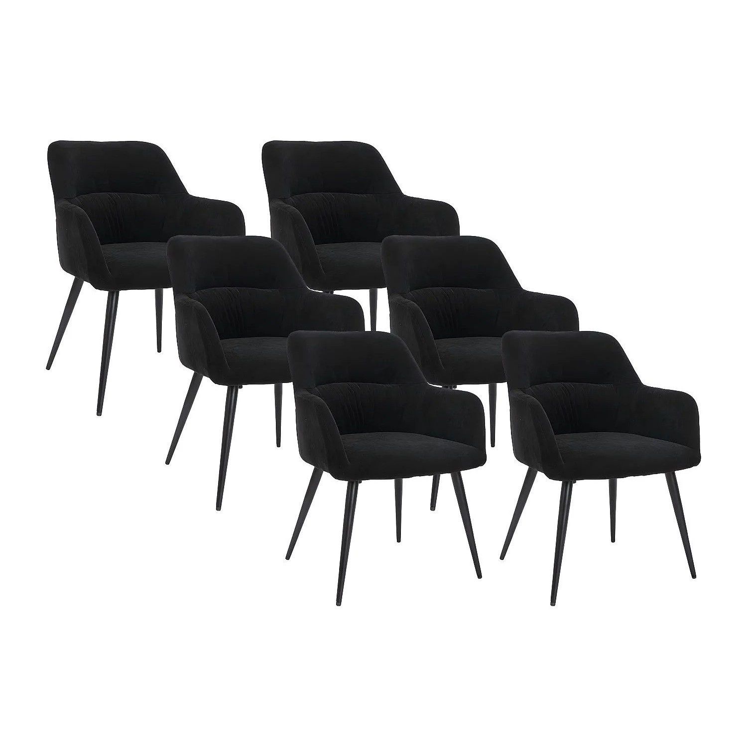 Vente-unique Stuhl Heka Schwarz 59.5 cm