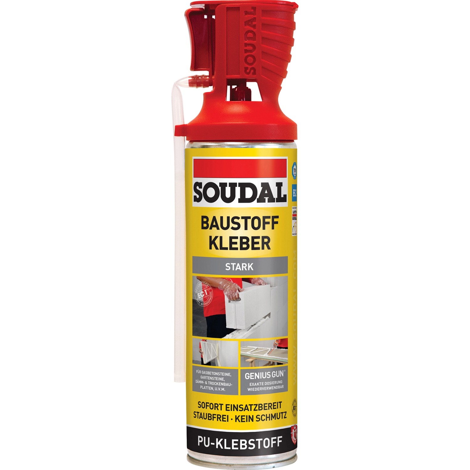 Soudal Baustoffkleber B2 Genius Gun 500 ml