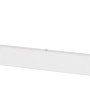 Weißer Ximax Handtuchhalter mit magnetischem Mittenanschluss, 400 mm breit.