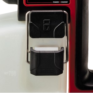 Detailaufnahme: Tankverschluss des Einhell Akku-Drucksprühgeräts GE-WS 18/10 Li-Solo.