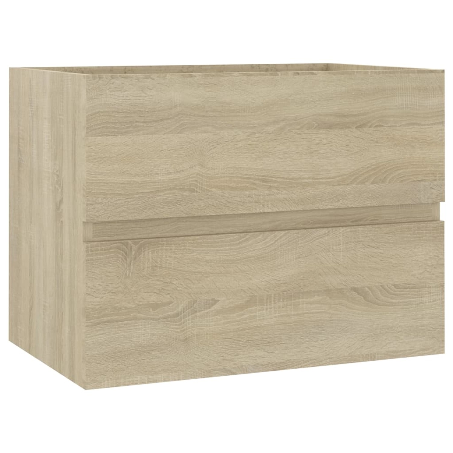 vidaXL Waschbeckenunterschrank Sonoma-Eiche 60x38,5x45cm Holzwerkstoff Modell 1