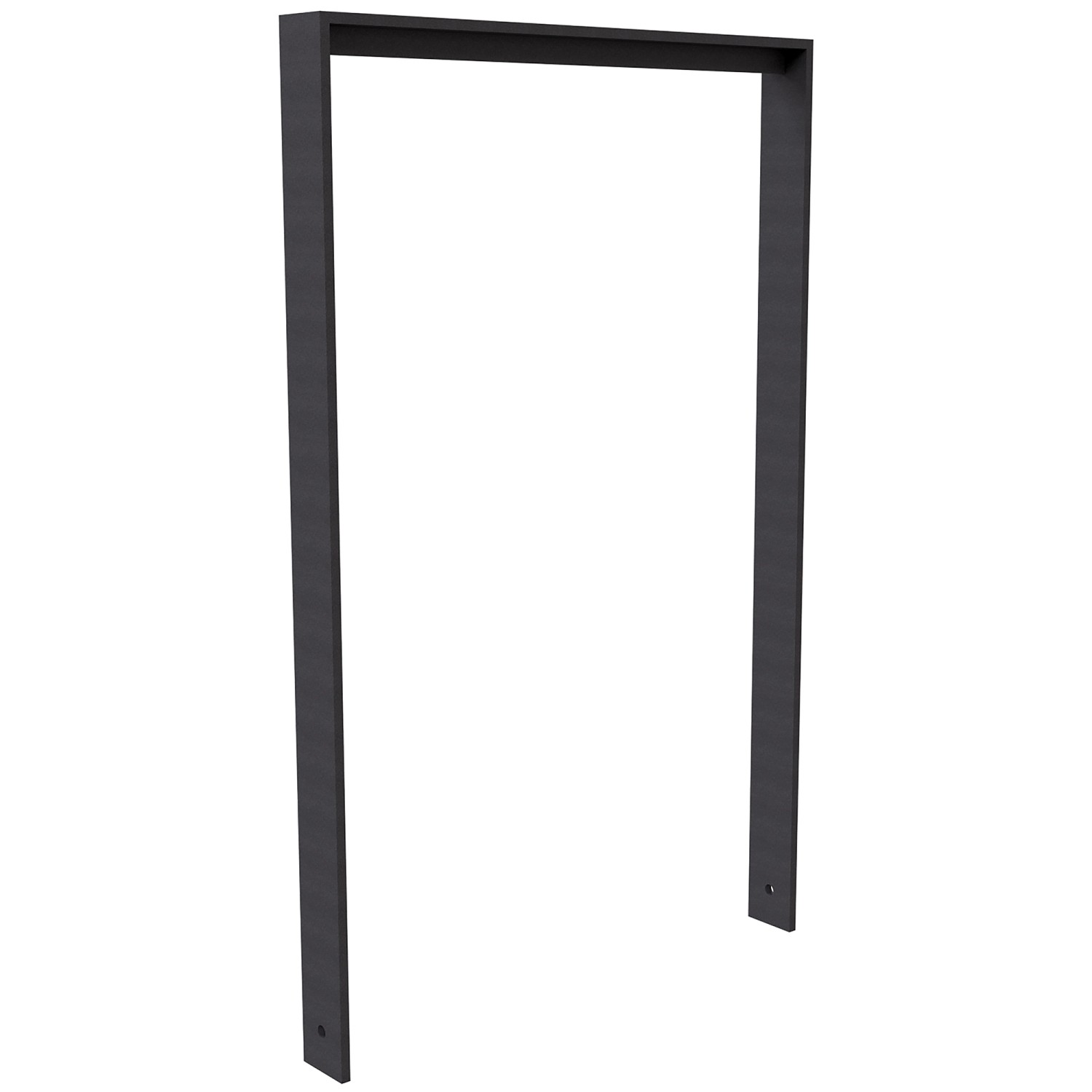 Schake Anlehnbügel Flachstahl Unterzug 750 mm Eisengrau