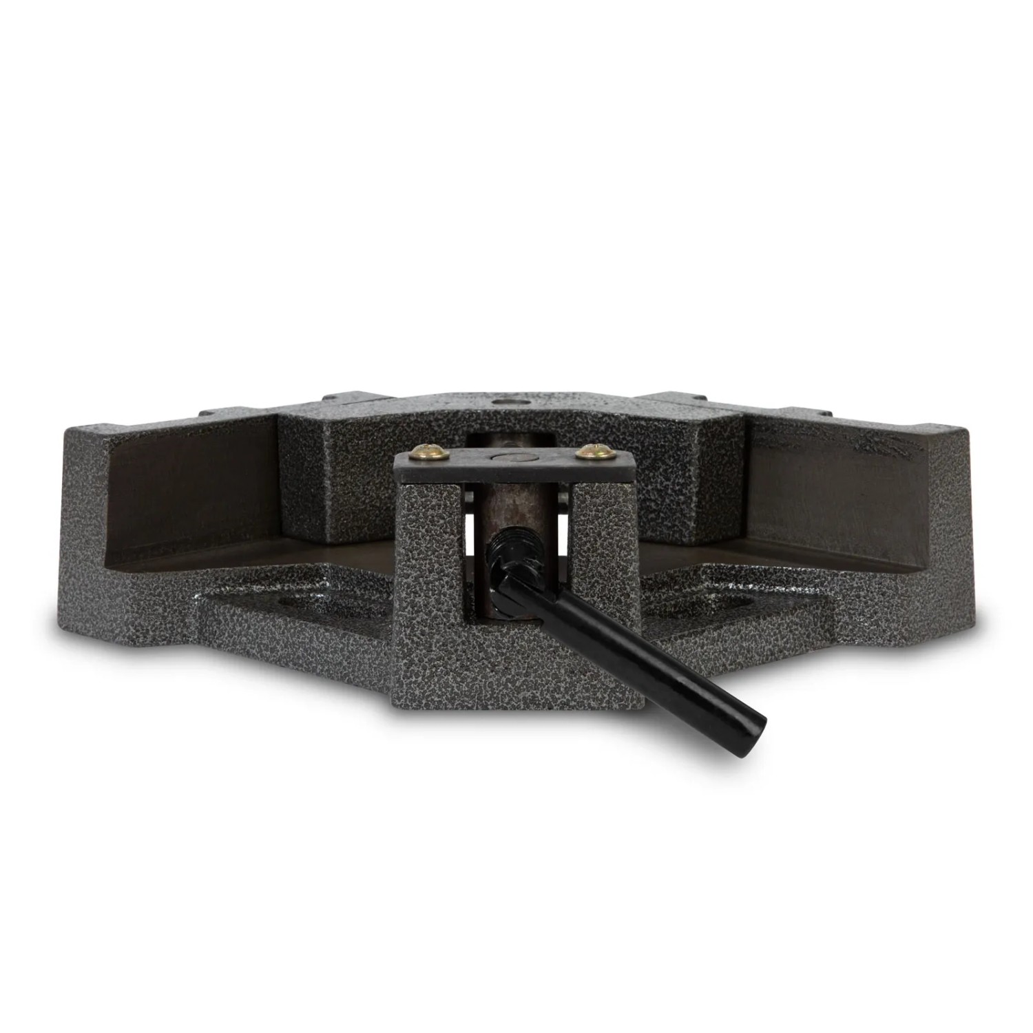 EBERTH Winkelschraubstock, 104mm Backenbreite, Grauguss, für Werkbankmontage.