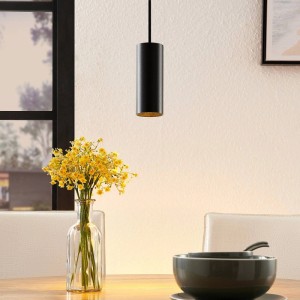 Arcchio Pendelleuchte Ejona 9928046 Modern in Schwarz aus Aluminium 1-flammig GU10 Flurleuchte
