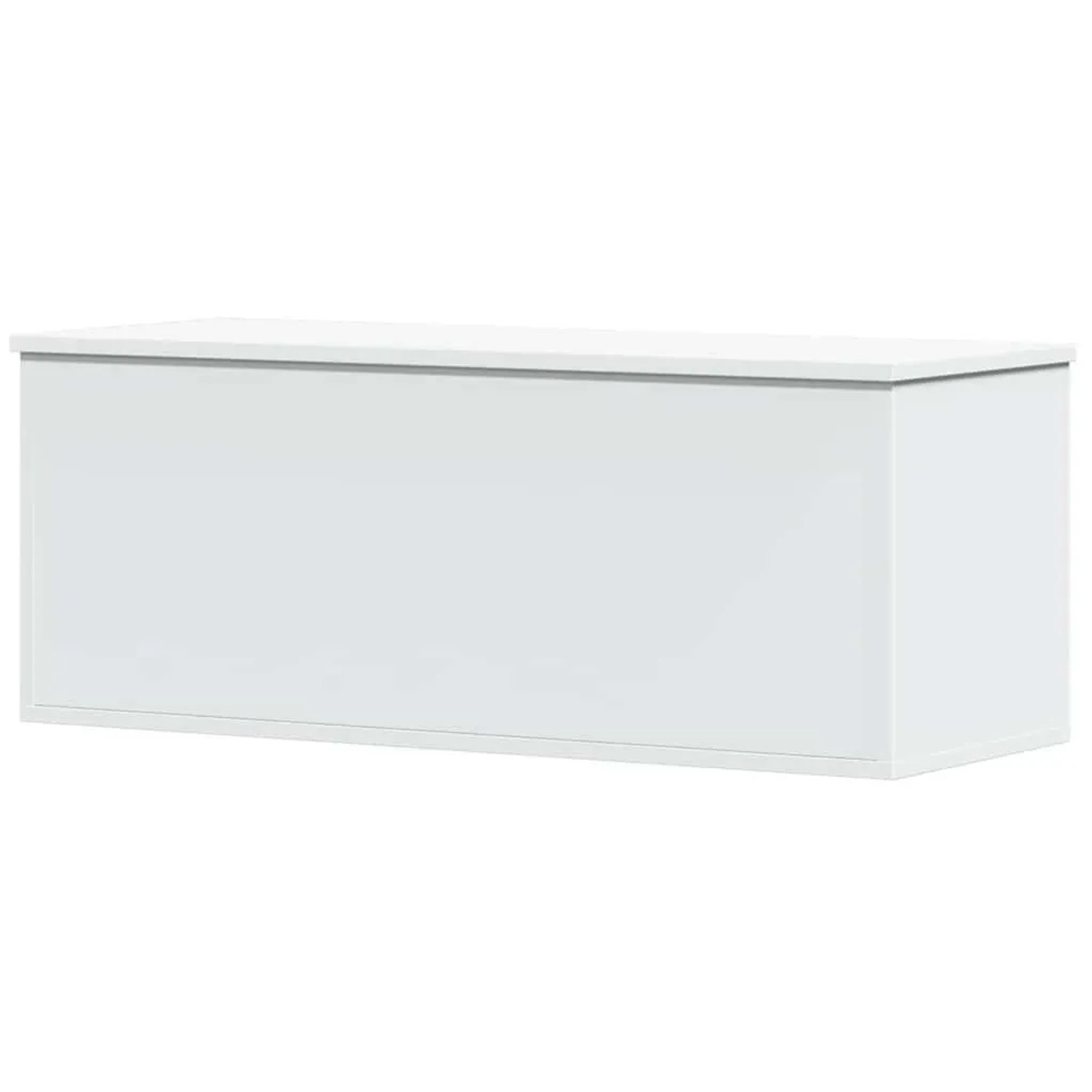vidaXL Truhe Weiß 90x35x35 cm Holzwerkstoff 840681
