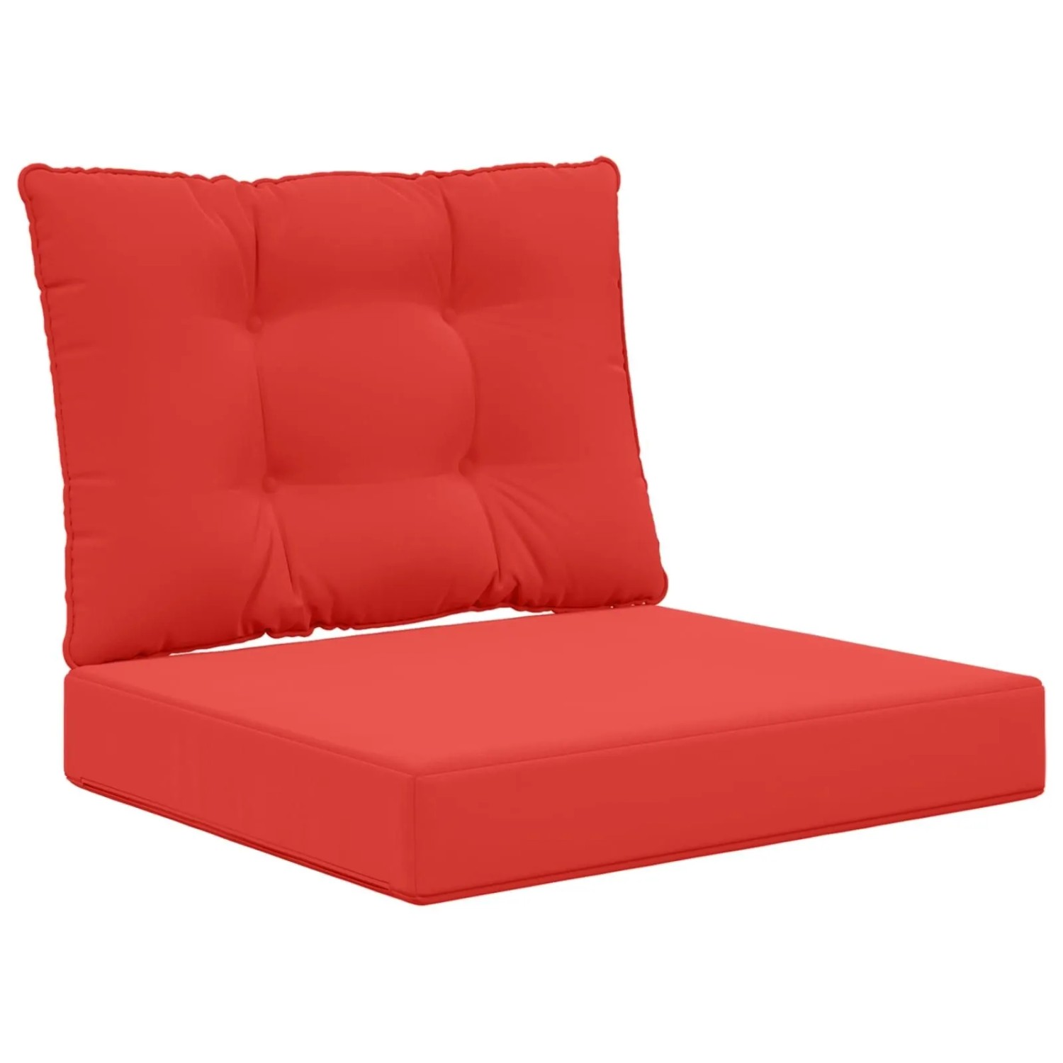 vidaXL Sofakissen für Draußen 2-Tlg Rot Polyester 900784