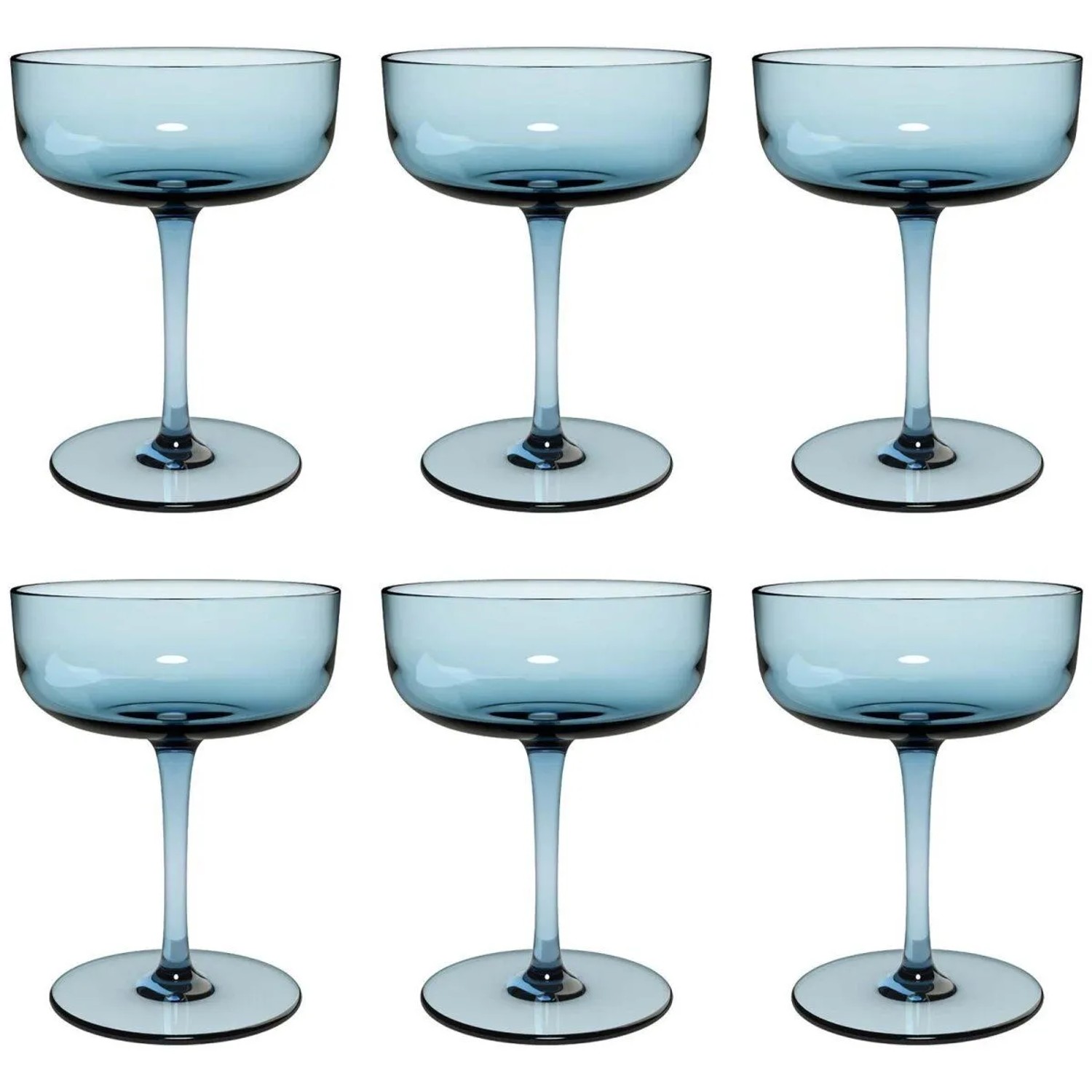 like. by Villeroy & Boch Like Glass Sektschalen Dessertschalen 100 ml 6er Set Ice