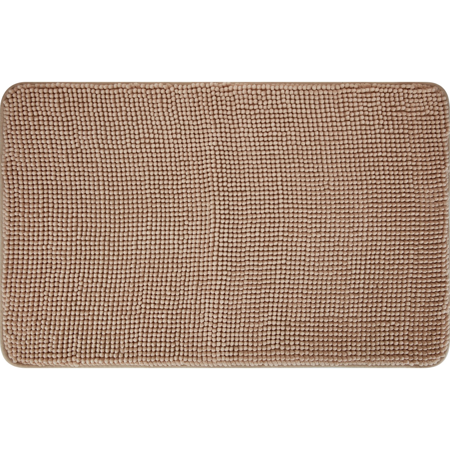 baliv Badematte 50 cm x 80 cm Polyester Beige günstig online kaufen