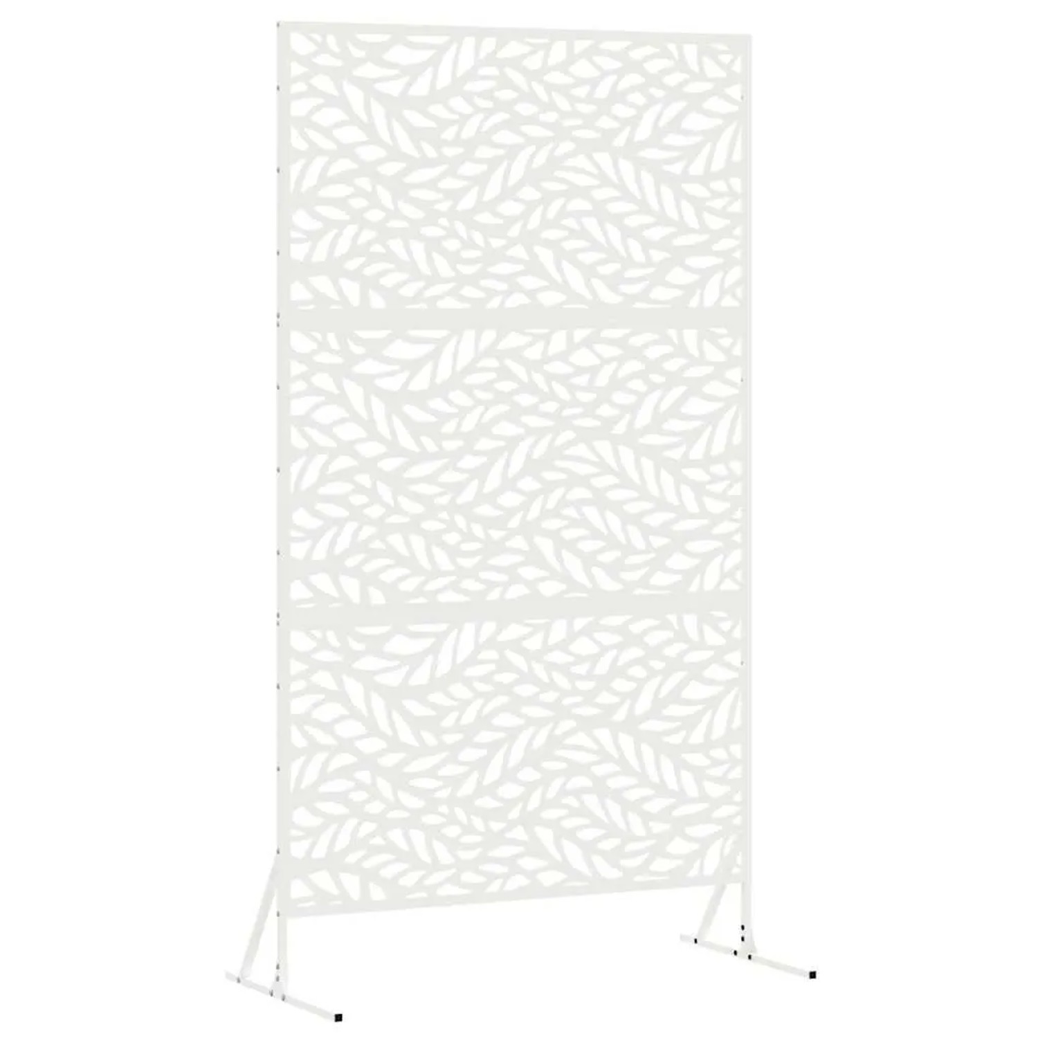 vidaXL Sichtschutz Weiß 100 x 50 x 180 cm Stahl 868557
