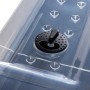 Detailaufnahme: Belüftungsschacht am Deckel des Ondis24 Hochbeet Frühbeet Victoria Anthrazit.