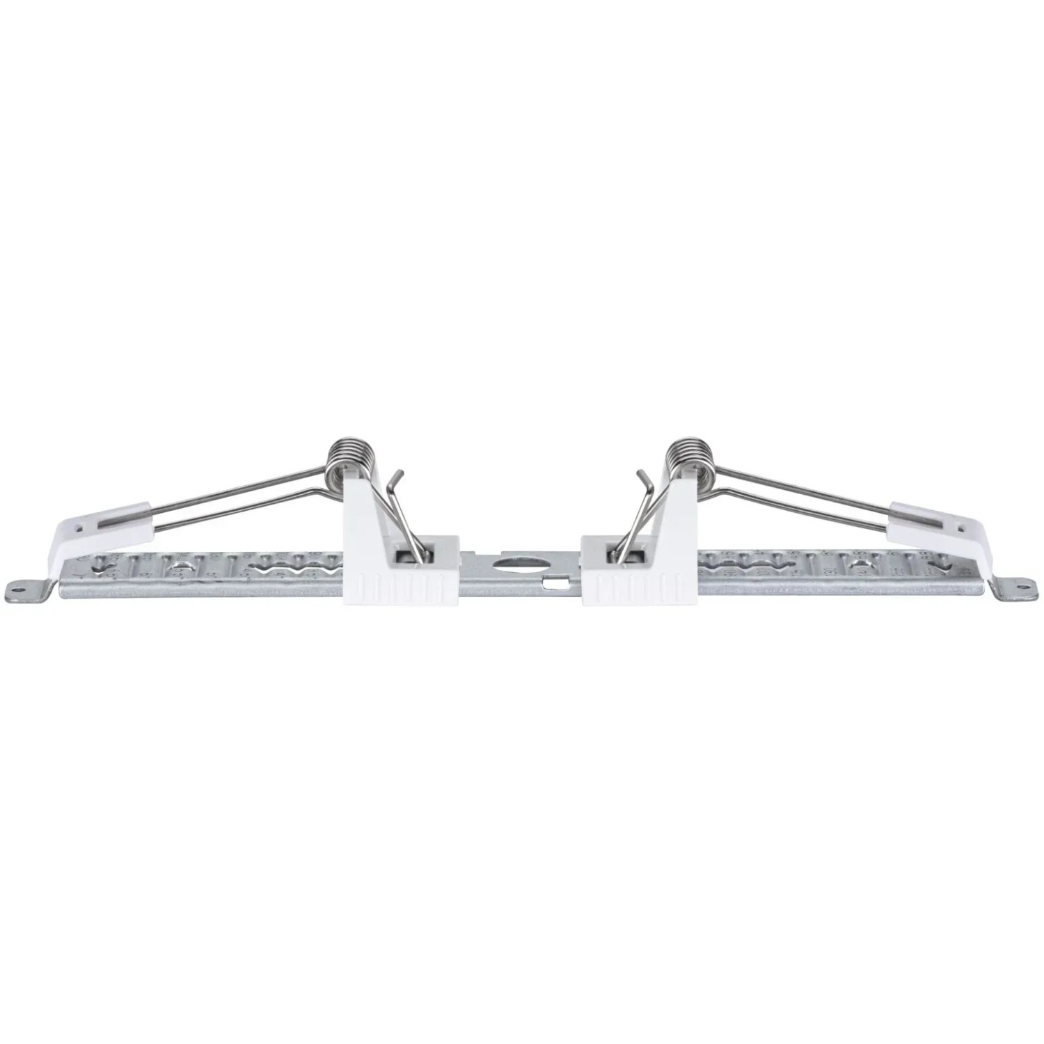 Detailaufnahme der Halterung für Paulmann LED-Einbaupanel Cover-it Chrom.