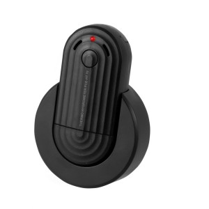 Schwarzer PCE Instruments Datenlogger HT 70 mit roter LED in Ladestation.