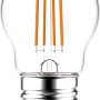E27 LED-Filament Leuchtmittel Globe G45, 4,5W, warmweiß, dimmbar.