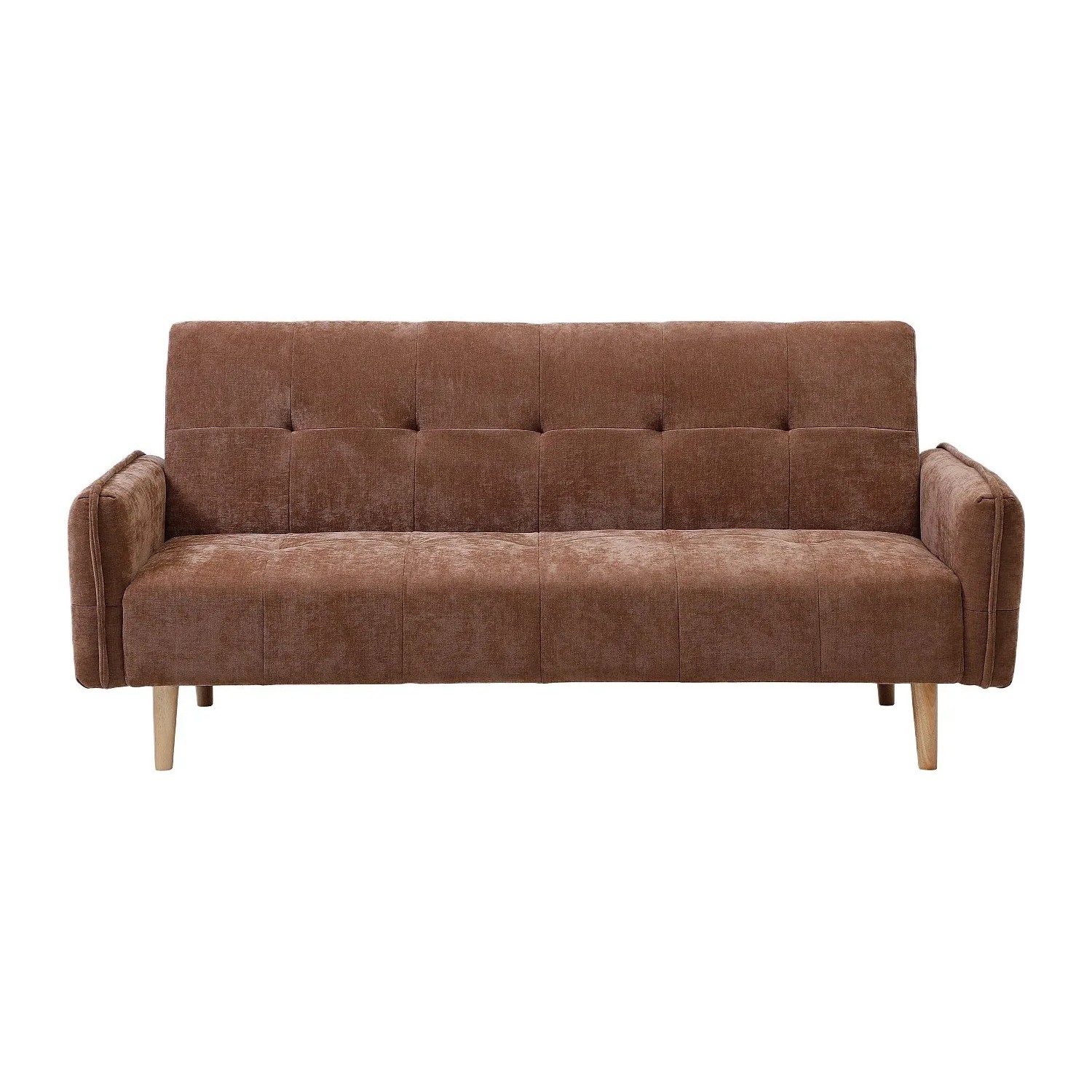 Vente-unique Schlafsofa Soniata Braun 208 cm