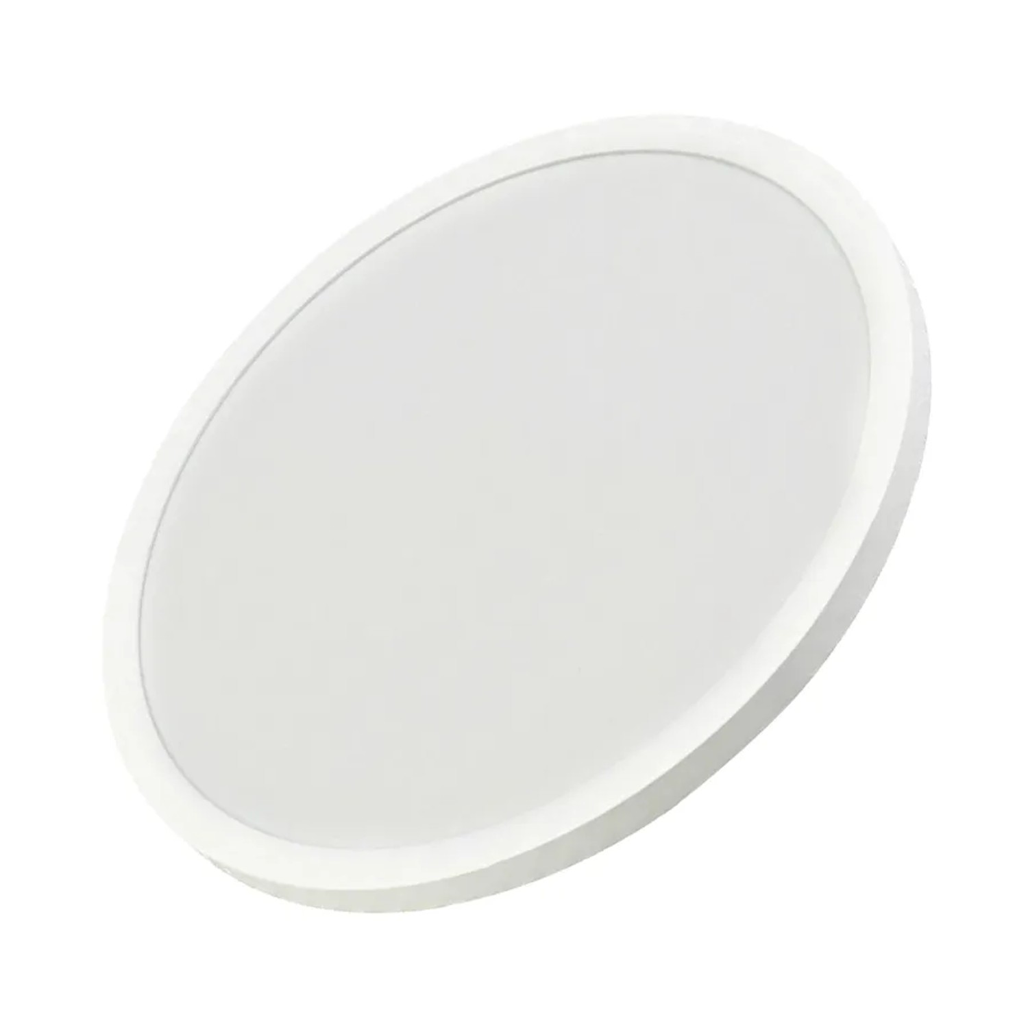 LUXULA LED Panel Rund 50cm 42W 3000-6500K Warm- Neutral- Kaltweiß Deckenleuchte Weiß CCT Slim Design IP20 4200lm