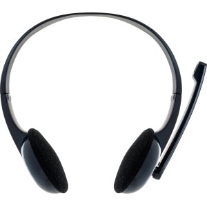 Schwaiger PC Headset mit flexiblem Mikrofonarm für Computer & Multimedia.
