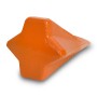 EBERTH Spaltkeil, orange, aus Stahl, für Holzspalter. Zubehör für Kamine & Öfen.