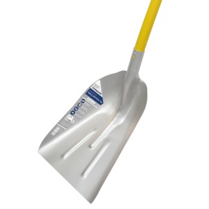 Sonneck Aluschaufel Duox mit Hartholzstiel, ideal für Schnee und Gartenarbeit.