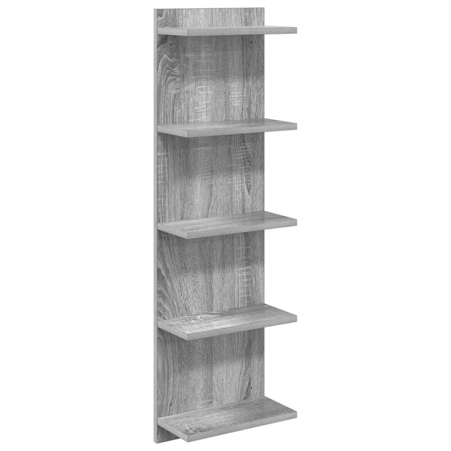vidaXL Wandregal Sonoma-Grau 30 x 15 x 100 cm Holzwerkstoff 8012406