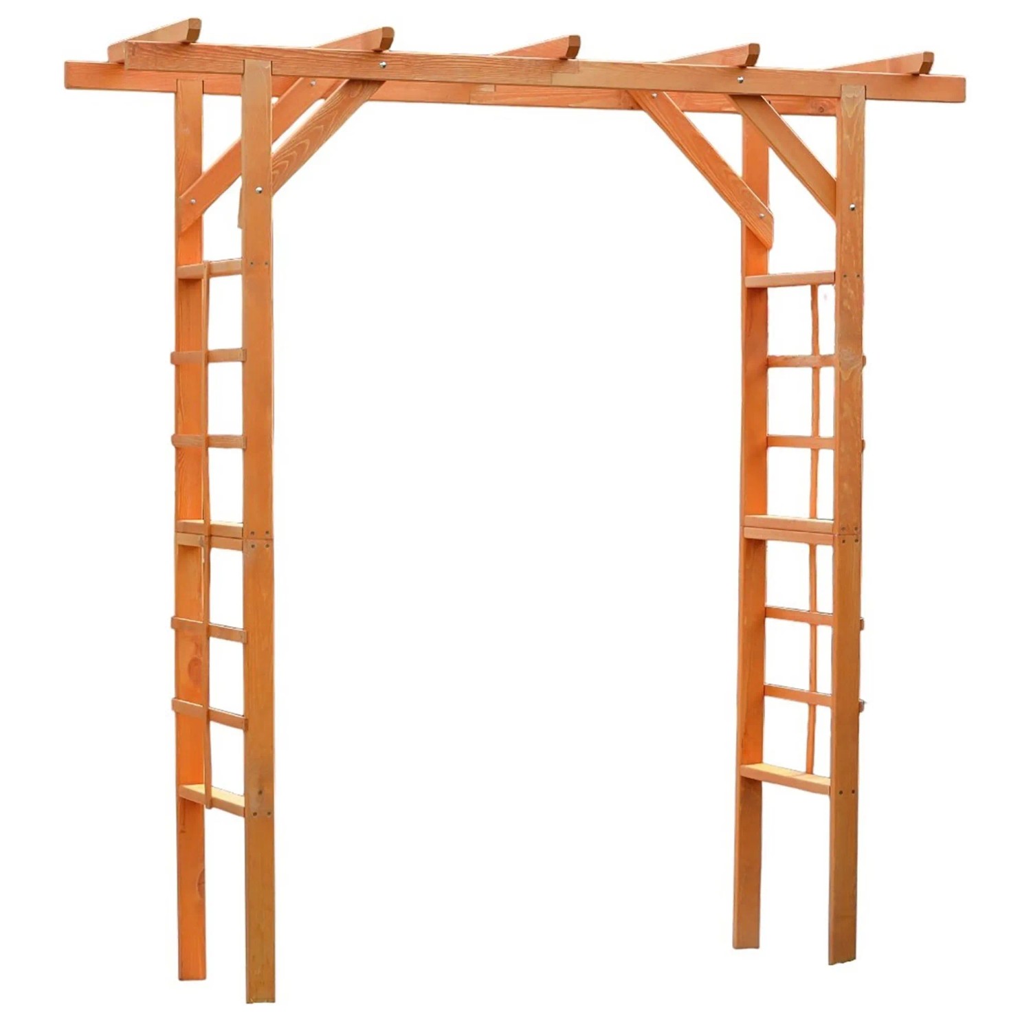 Promadino Pergola Anke 210 cm x 200 cm x 60 cm Honigbraun FSC®