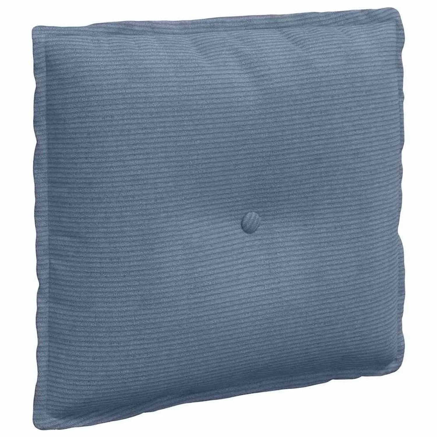 vidaXL Rückenkissen Blau 50 x 45 cm Cordstoff 42014653