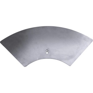 Plattenaufsatz M aus Edelstahl, 57x27cm, für Grillutensilien.