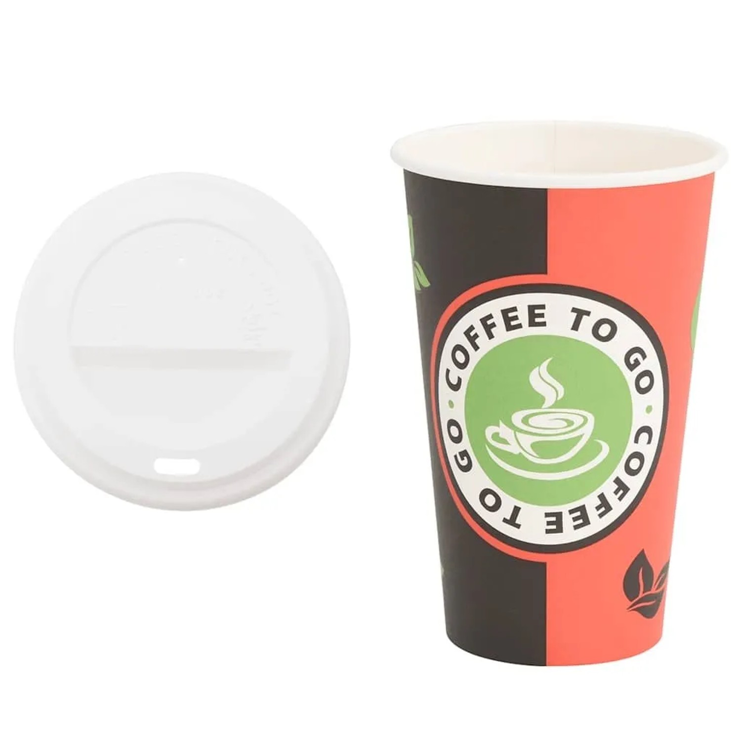 DELUKE Coffee To Go Pappbecher 1000 Stück Mit Deckel 400ml Einwegbecher Kaffeebecher To Go Getränkebecher Pappe Becher E...