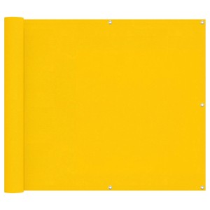 vidaXL Balkonsichtschutz Gelb 90 x 200 cm 42030790