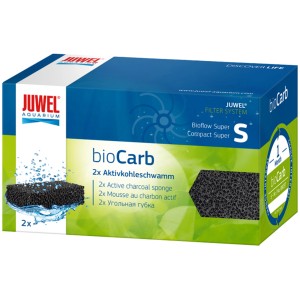Juwel BioCarb S Kohleschwamm für Aquarium Filter, 2er-Pack. Absorbiert Schadstoffe.