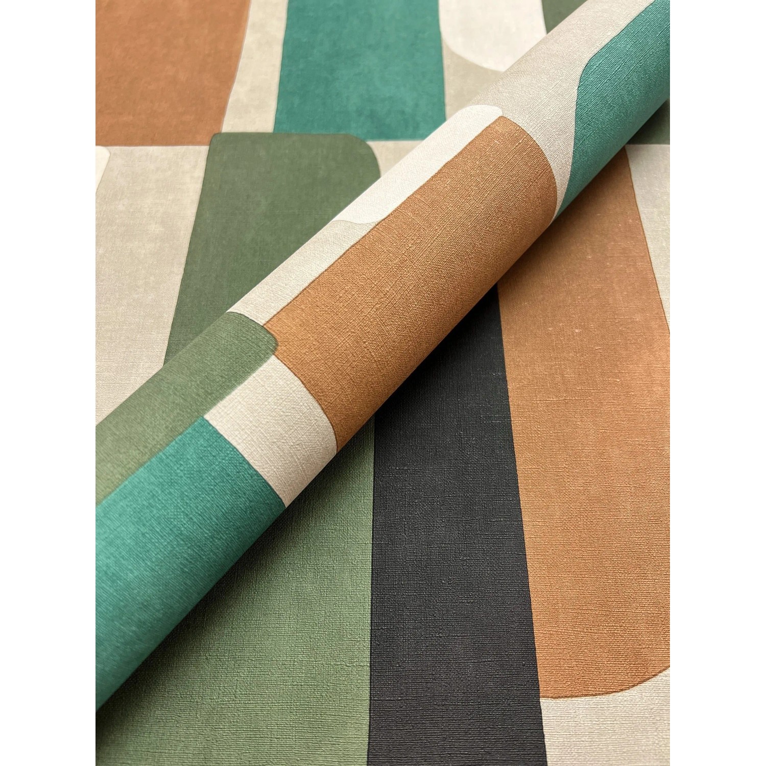 Newroom Vliestapete Maxius Green Grafik Modern FSC® günstig online kaufen