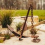 Ferrum Art Design Deko-Anker, 102 cm, Edelrost, für den Garten.